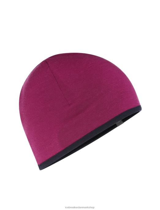 Icebreaker unisex merino lomme beanie B00X314 tilbehør go berry/midnight navy