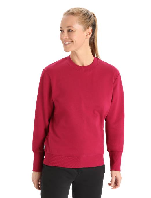 Icebreaker Kvinder merino central ii langærmet sweatshirt B00X882 tøj kirsebær