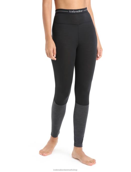 Icebreaker Kvinder 125 zoneknit merino termiske leggings B00X592 tøj sort/jet lyng