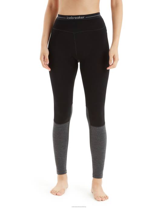 Icebreaker Kvinder merino 260 zoneknit leggings B00X598 tøj sort/jet lyng