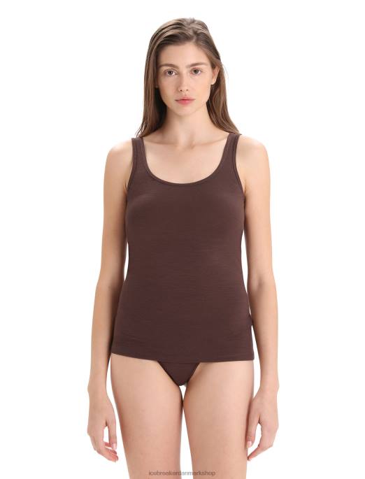 Icebreaker Kvinder merino sirene tank top B00X535 tøj umber