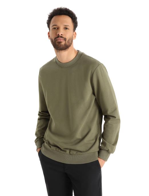 Icebreaker Mænd merino central ii langærmet sweatshirt B00X221 tøj loden