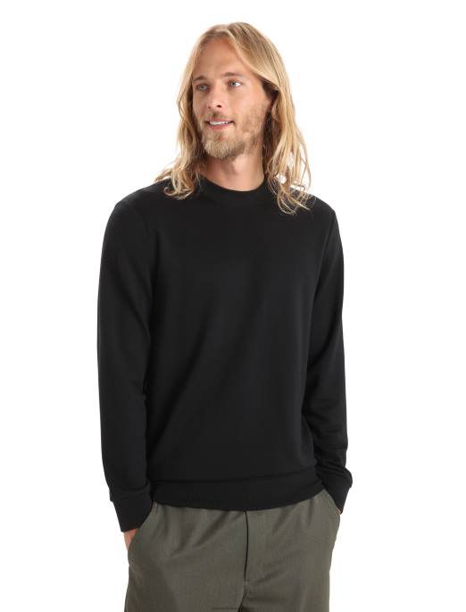 Icebreaker Mænd merino shifter langærmet sweatshirt B00X216 tøj sort