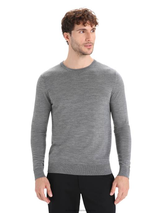 Icebreaker Mænd merino wilcox langærmet sweater B00X214 tøj grusstenslyng