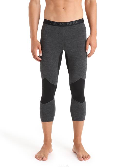 Icebreaker Mænd bodyfitzone merino 260 zone 3/4 termiske leggings B00X443 tøj jetlyng/sort