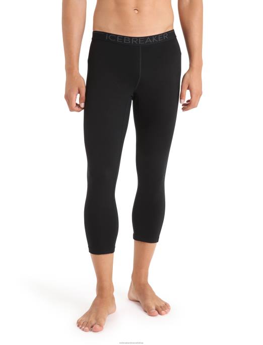 Icebreaker Mænd merino 200 oasis 3/4 termiske leggings B00X159 tøj sort