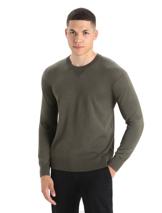 Icebreaker Mænd cool-lite merino nova sweater sweatshirt B00X424 tøj loden