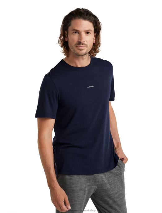 Icebreaker Mænd merino central kortærmet t-shirt B00X494 tøj midnatsflåde