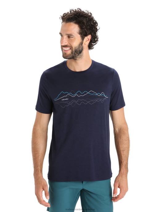 Icebreaker Mænd merino tech lite ii kortærmet t-shirt B00X33 tøj midnatsflåde