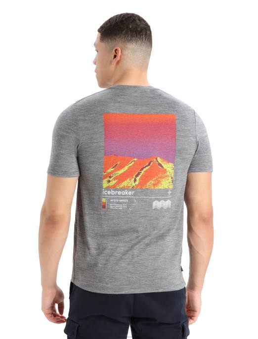 Icebreaker Mænd merino tech lite ii kortærmet t-shirt alpine zone B00X365 tøj grusstenslyng